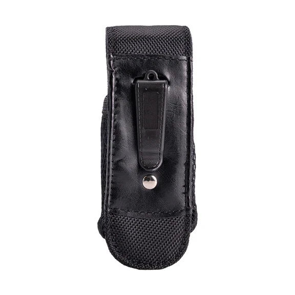 Carry Case Holder til Arizer Air, Air 2, Air MAX and Air SE - Leather Back, Belt Clip, Side Pockets til Batteries/glasmundstykke