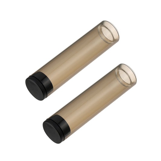 Custom Travel Tubes til Arizer Solo 3 V2.0 glasmundstykke, Shaded Plastic, 70mm / 110mm Length, Pakke med 2