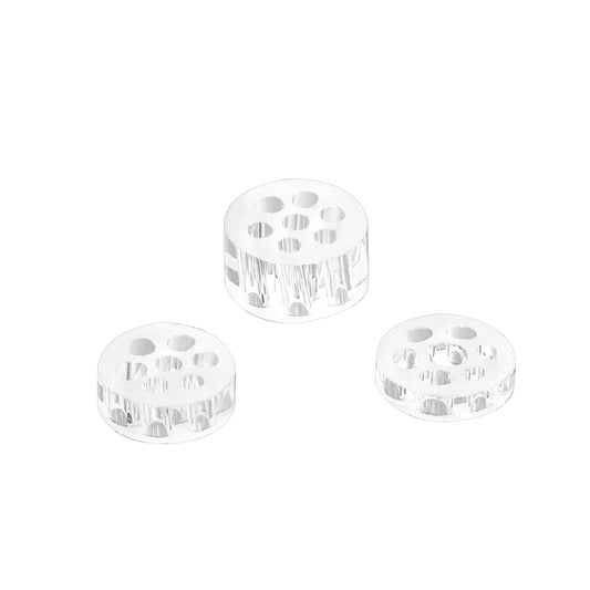 Glass Tube glasmundstykke Backspacer Set til XMax V3 Pro & XLux Roffu, 2mm, 3mm, 5mm Spacers, Pakke med 3