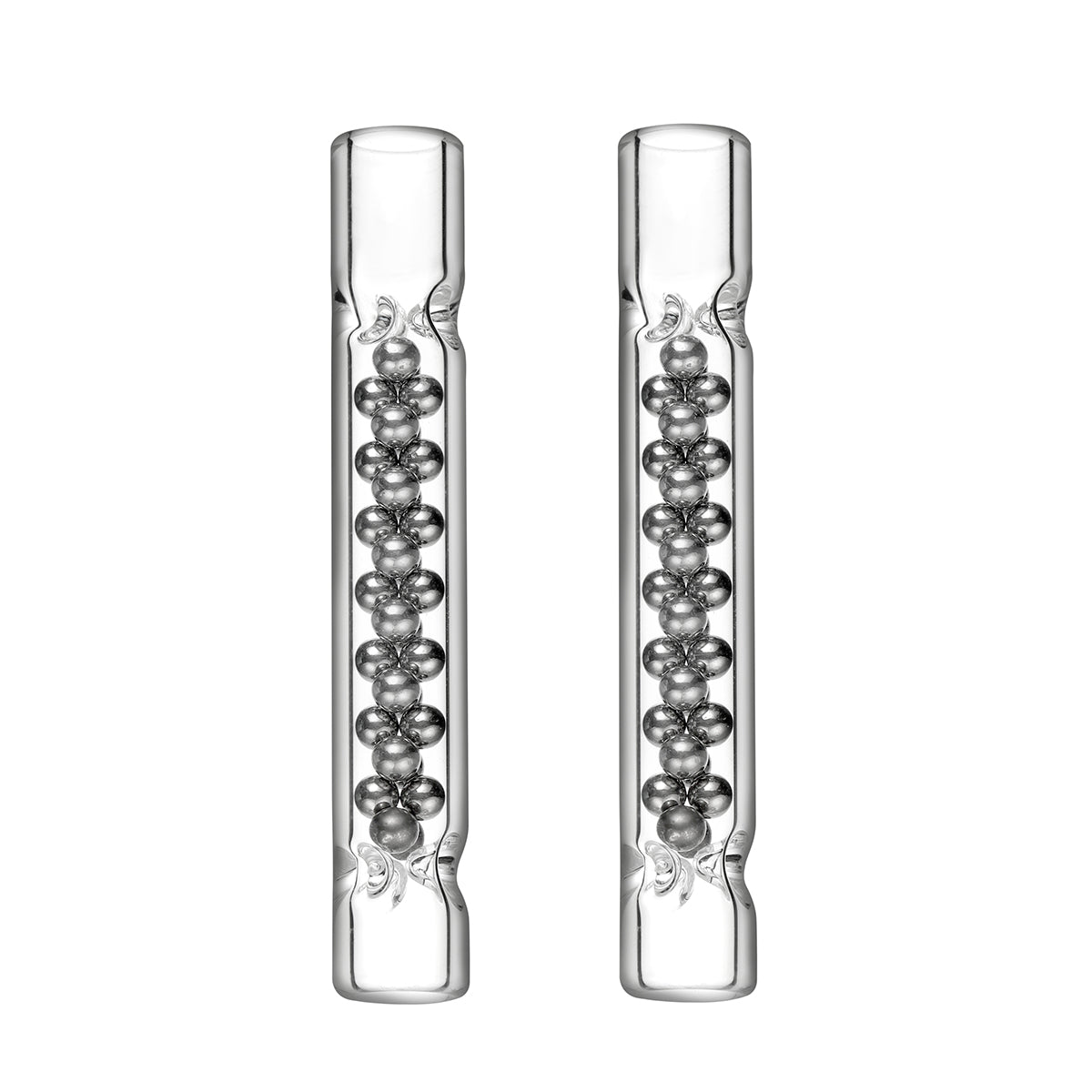 Slim kølende glasmundstykke til POTV LOBO and POTV ONE - Stainless Steel Metal Cooling Beads Accessory, Pakke med 2