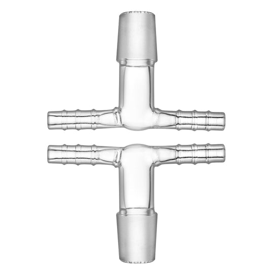 Dual-Whip Glass Elbow Adapter with Built In Glass Screen for Arizer XQ2 and Extreme Q, Pack of 2