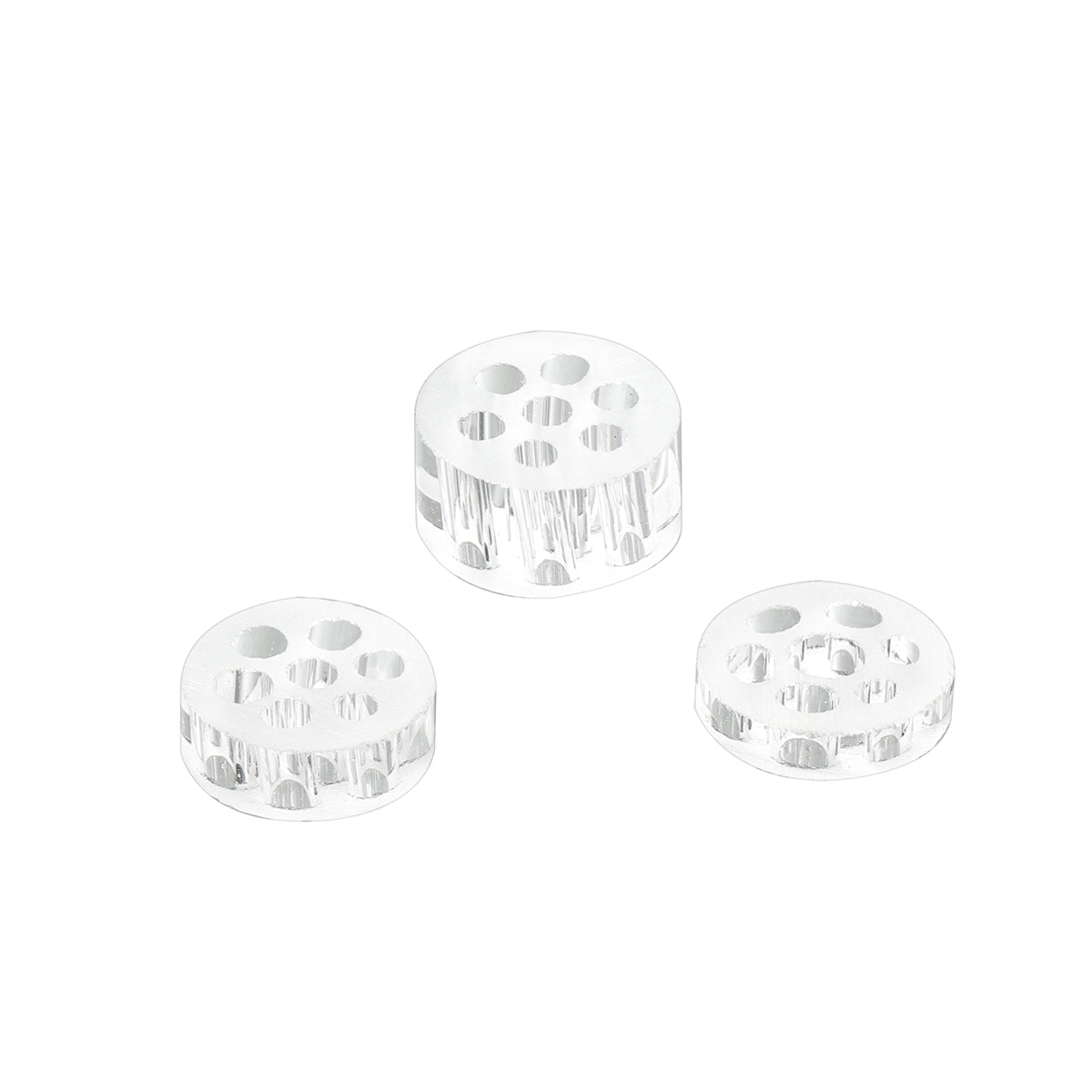 Glass Tube glasmundstykke Backspacer Set til XMax V3 Pro & XLux Roffu, 2mm, 3mm, 5mm Spacers, Pakke med 3