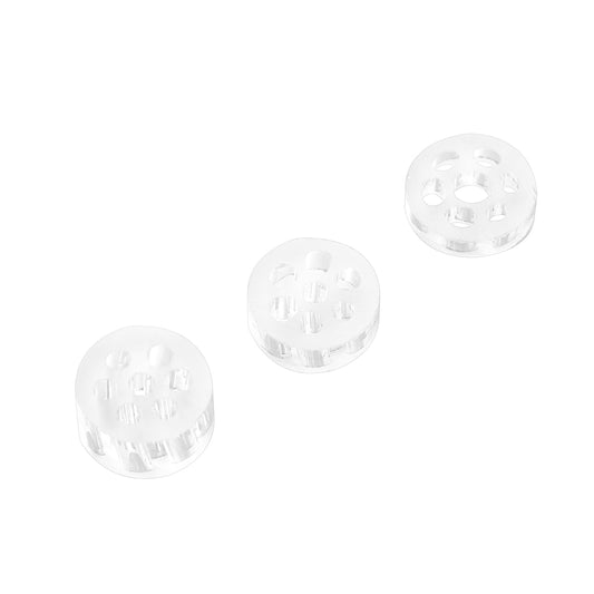 Glass Tube glasmundstykke Backspacer Set til XMax V3 Pro & XLux Roffu, 2mm, 3mm, 5mm Spacers, Pakke med 3