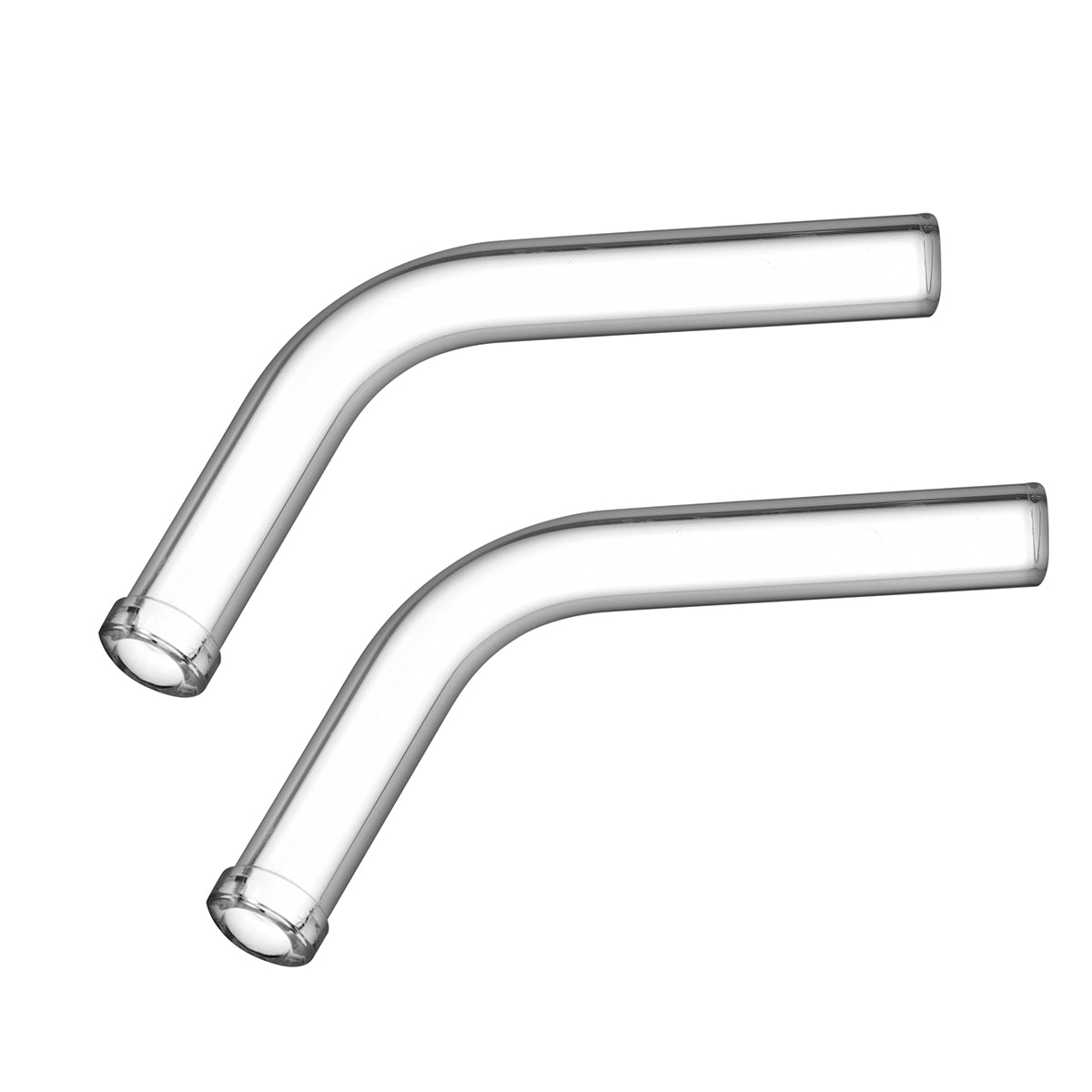 Long Angled glasmundstykke til XMAX V3 Pro and XMAX V4 Pro Vaporizers, 110mm, Pakke med 2