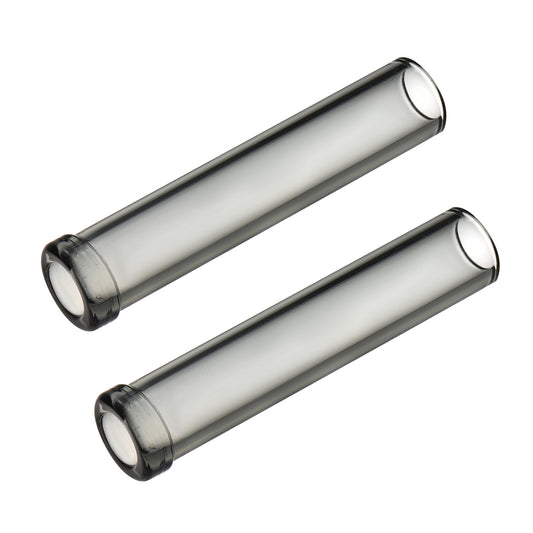 Short Shaded Black glasmundstykke til XMAX V3 Pro and XMAX V4 Pro Vaporizers, 60mm, Pakke med 2