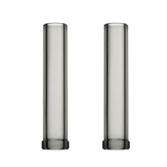 Short Shaded Black glasmundstykke til XMAX V3 Pro and XMAX V4 Pro Vaporizers, 60mm, Pakke med 2