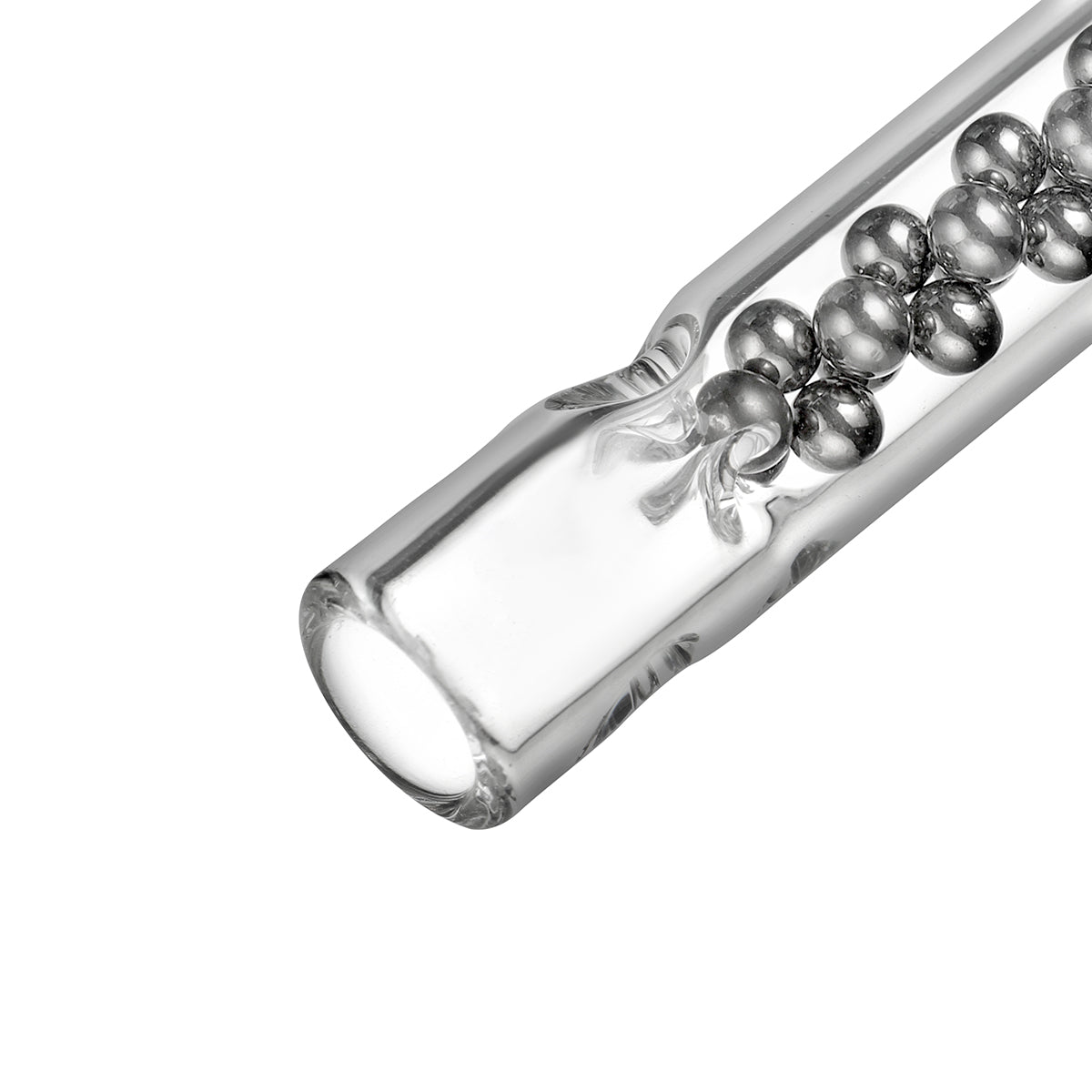 Slim kølende glasmundstykke til POTV LOBO and POTV ONE - Stainless Steel Metal Cooling Beads Accessory, Pakke med 2