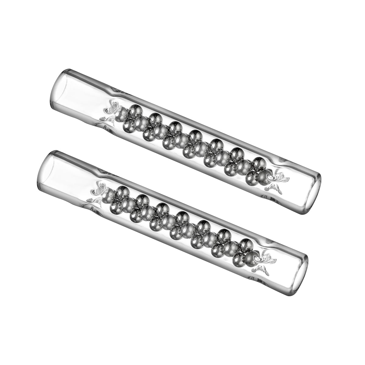 Slim kølende glasmundstykke til POTV LOBO and POTV ONE - Stainless Steel Metal Cooling Beads Accessory, Pakke med 2